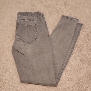 White House Black Market Gray Skinny Jeans